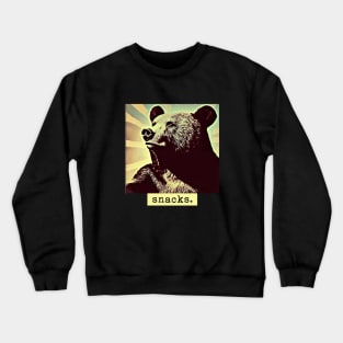 Bear for snacks Crewneck Sweatshirt